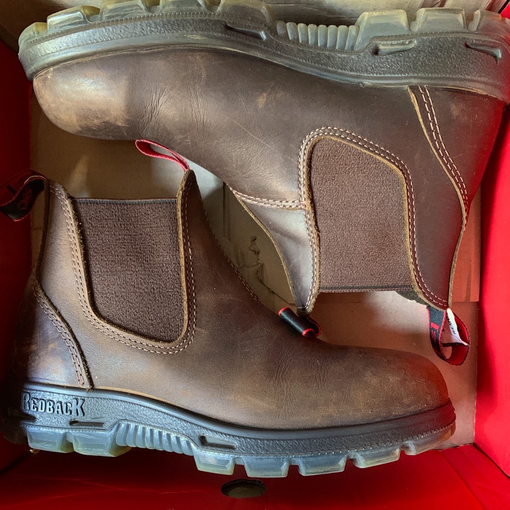 Redback waterproof boots!